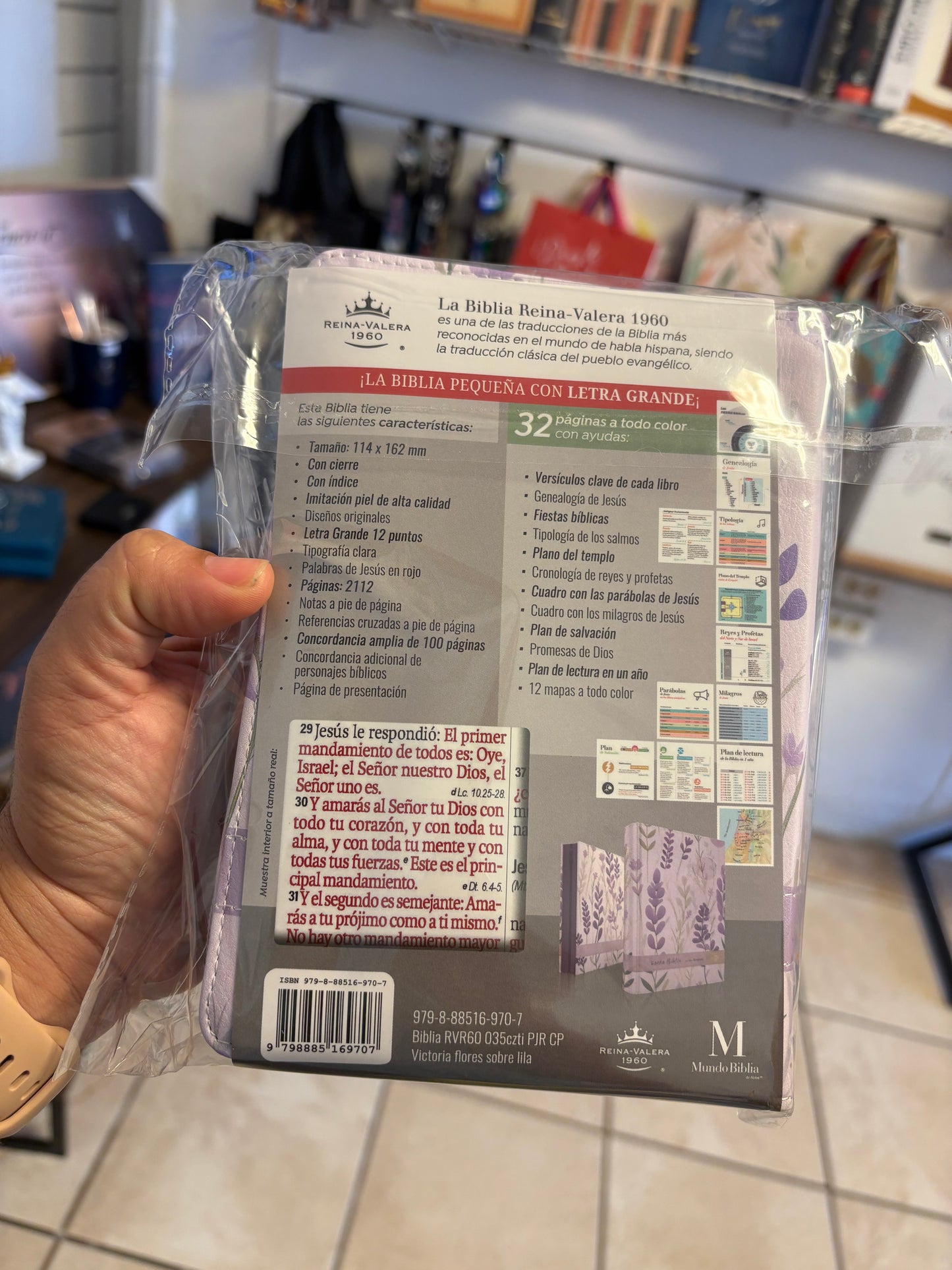 Biblia Floral Violeta