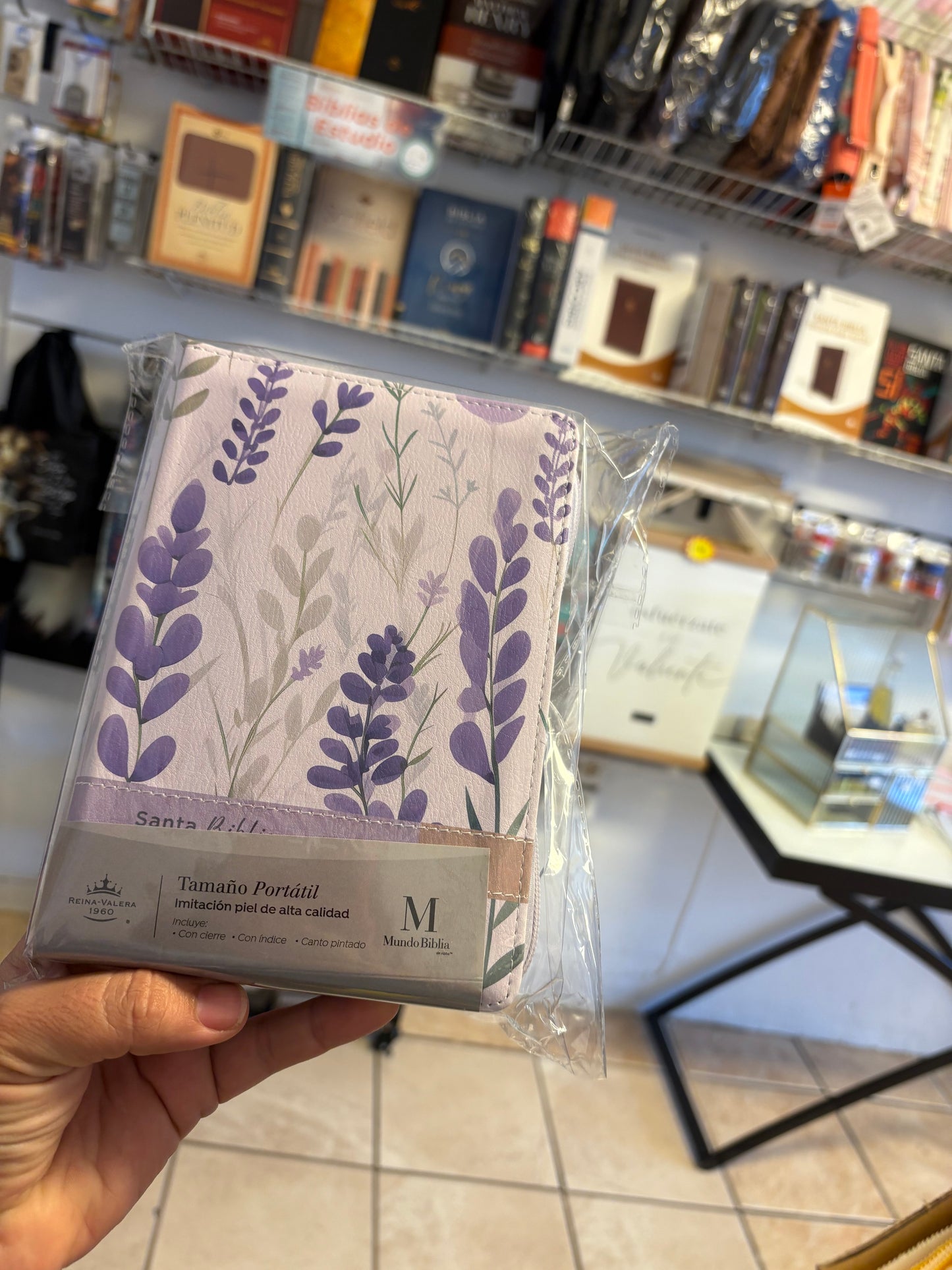 Biblia Floral Violeta