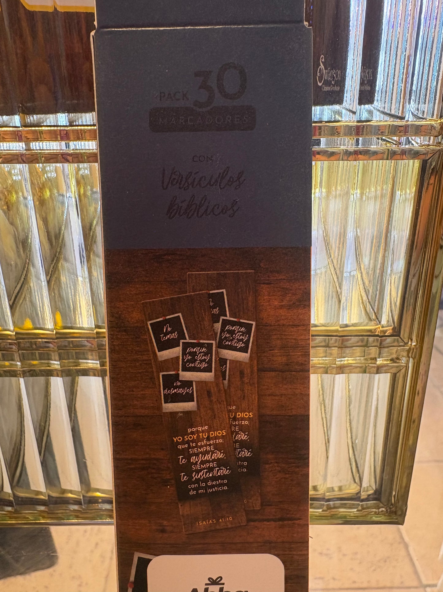 Pack 30 marcadores Isaías 41:10