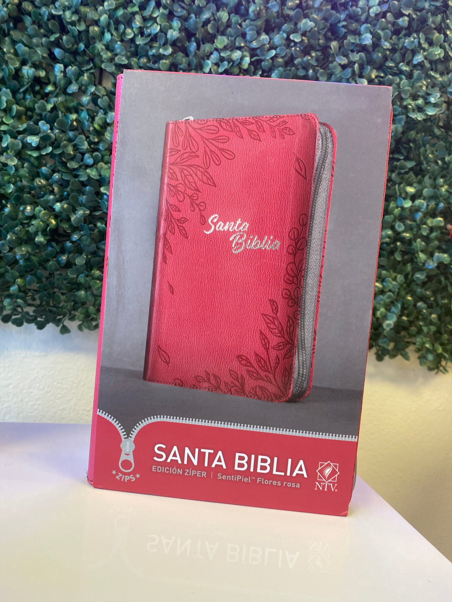Santa Biblia NTV Edición Zíper (Rosa)