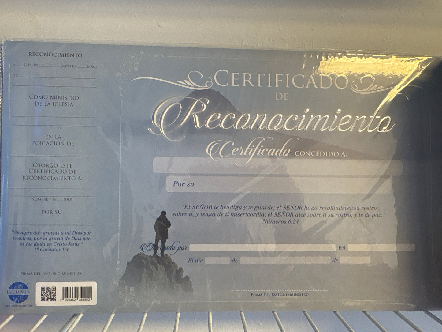 Certificado de Reconocimiento