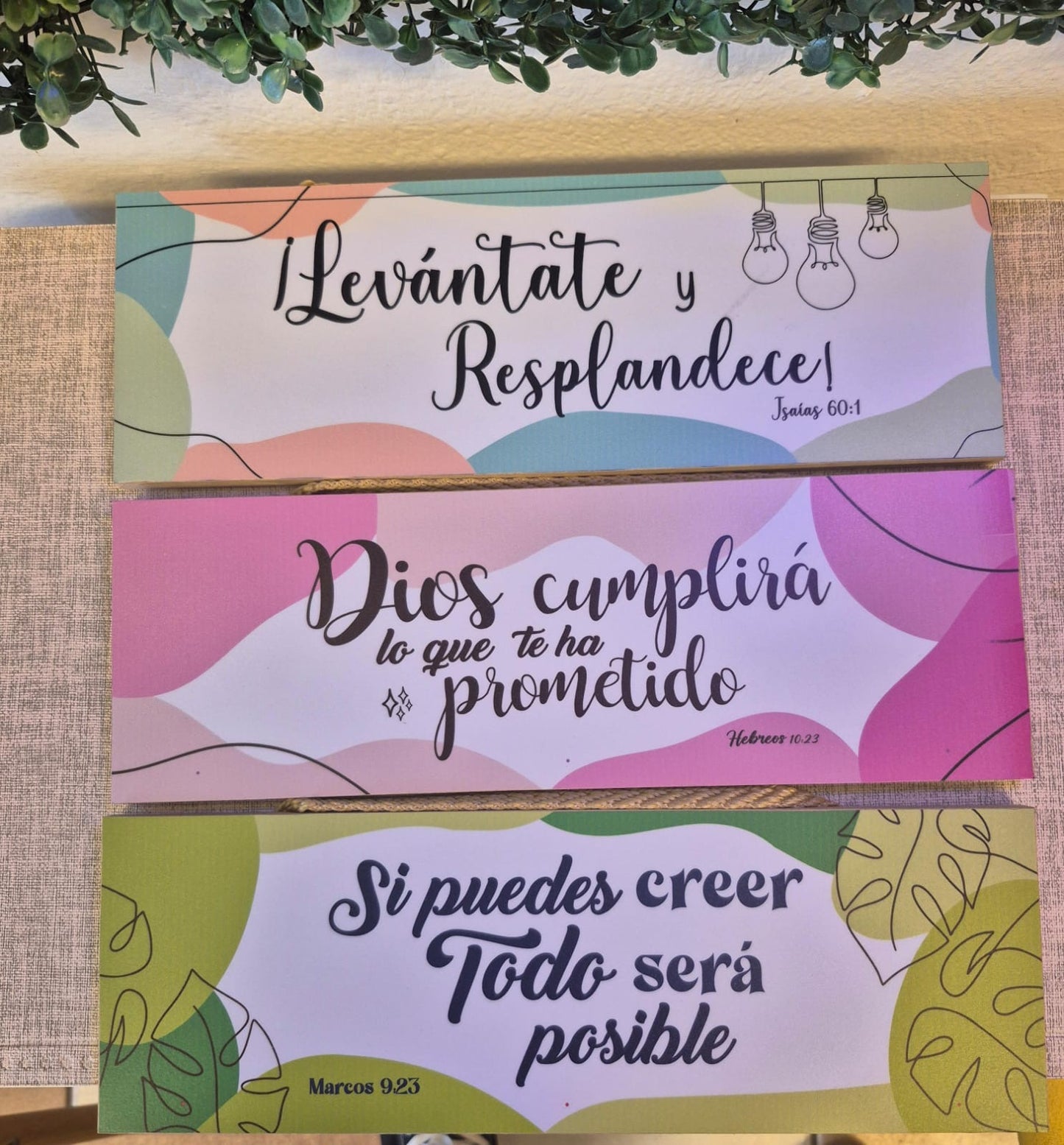 Cuadro rectangular Cumplirá