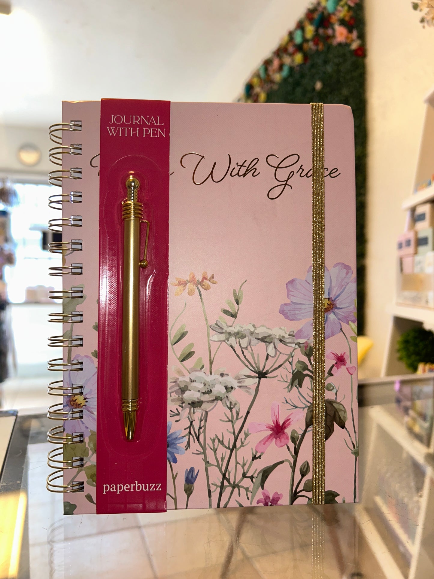Libreta Bloom With Grace con bolígrafo