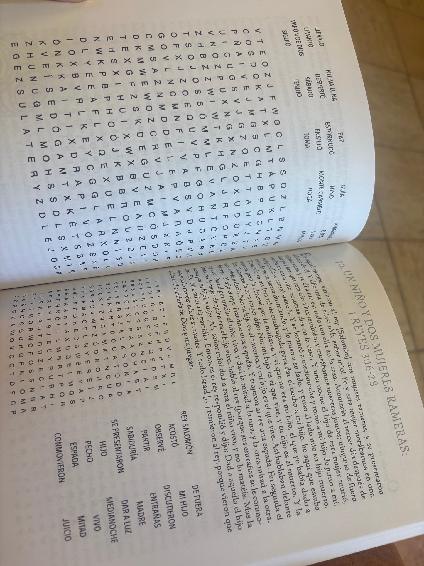 Sopas de Letras Mujeres de la Biblia LETRA GRANDE