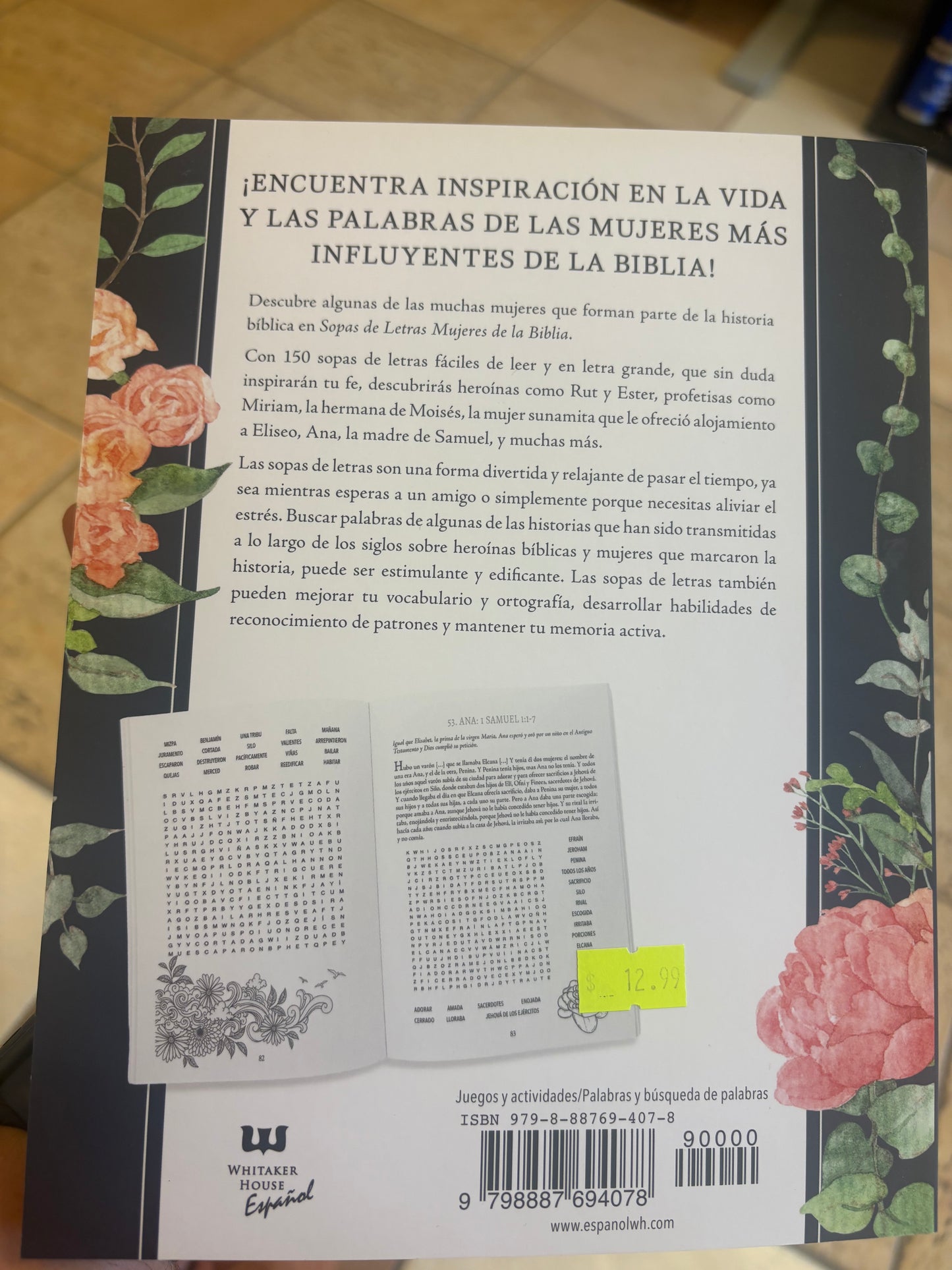 Sopas de Letras Mujeres de la Biblia LETRA GRANDE