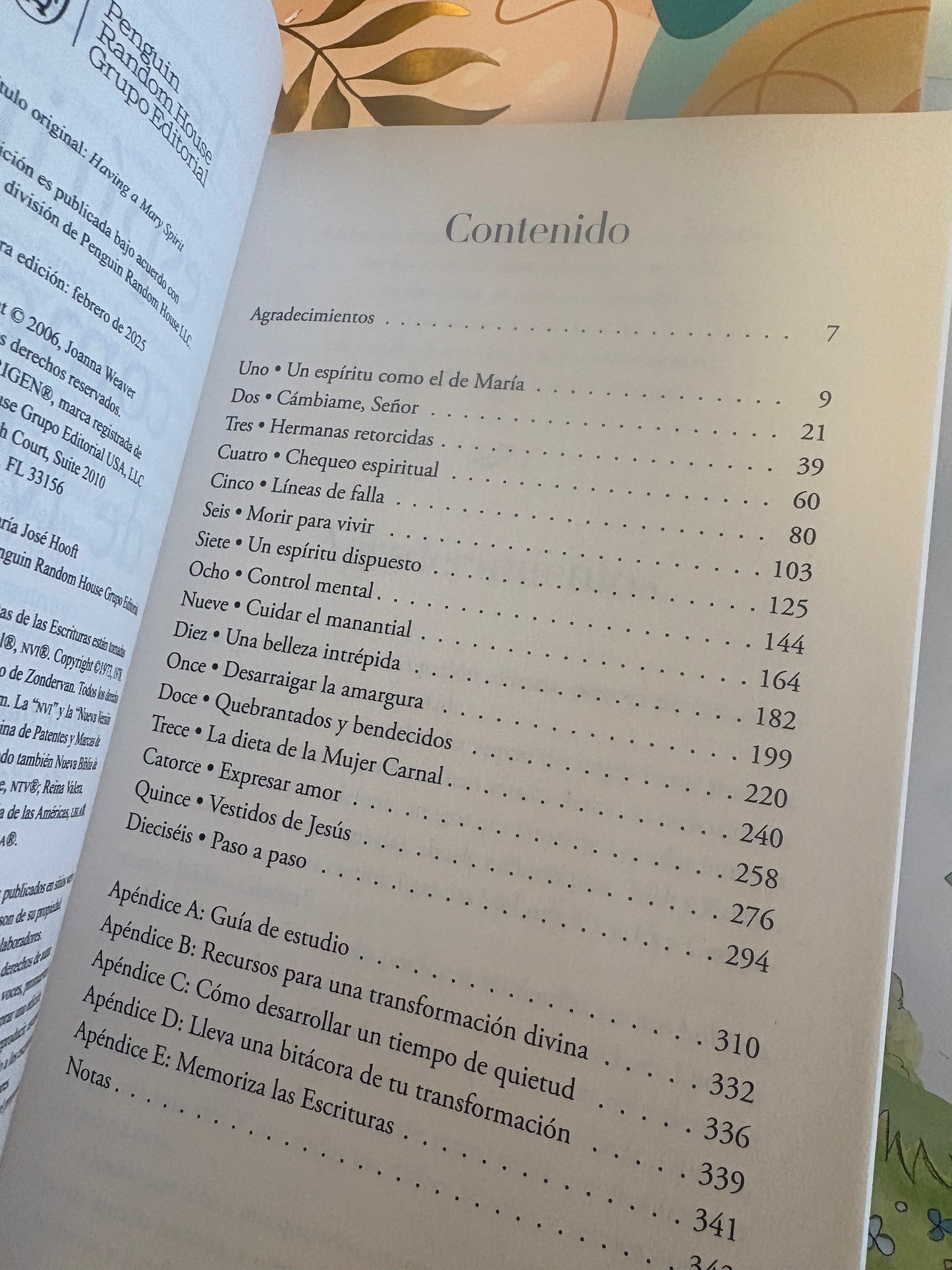 Te un espíritu como el de María