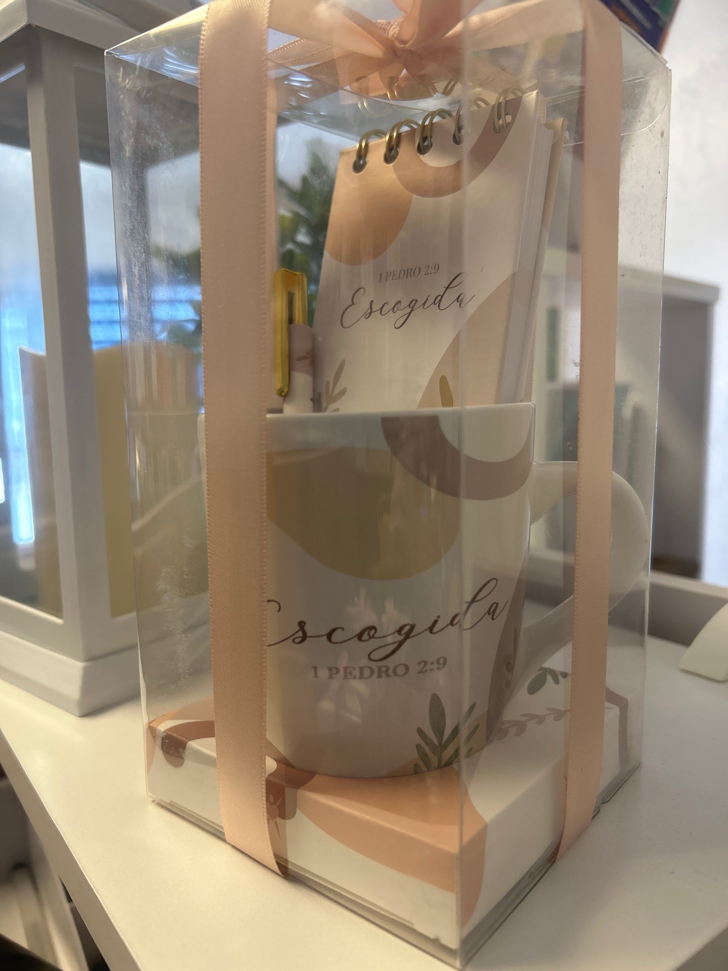Kit Taza,Libreta,Bolígrafo 1 Pedro 2:9