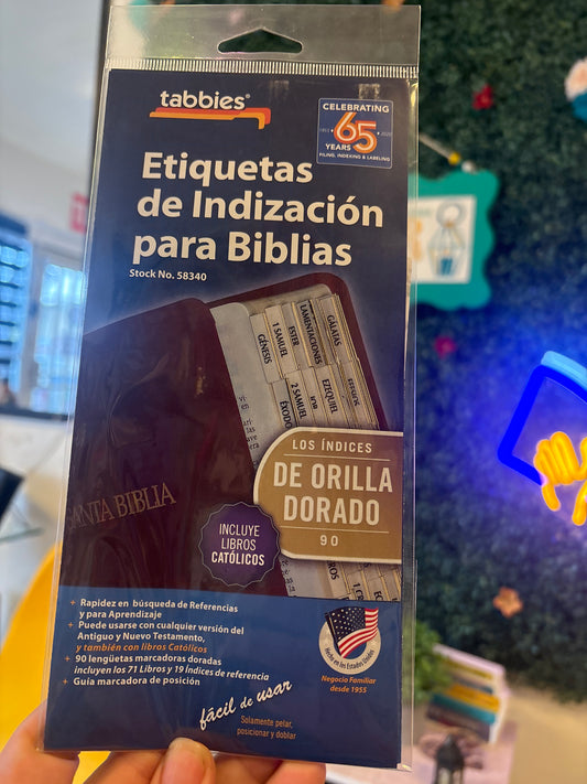Etiqueta de Indización para Biblias
