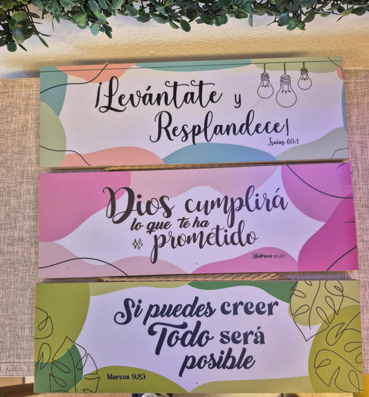 Cuadro rectangular Cumplirá