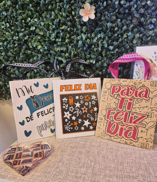 Bolsas regalo pequeñas Duotono