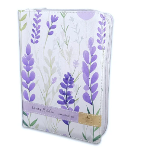 Biblia Floral Violeta